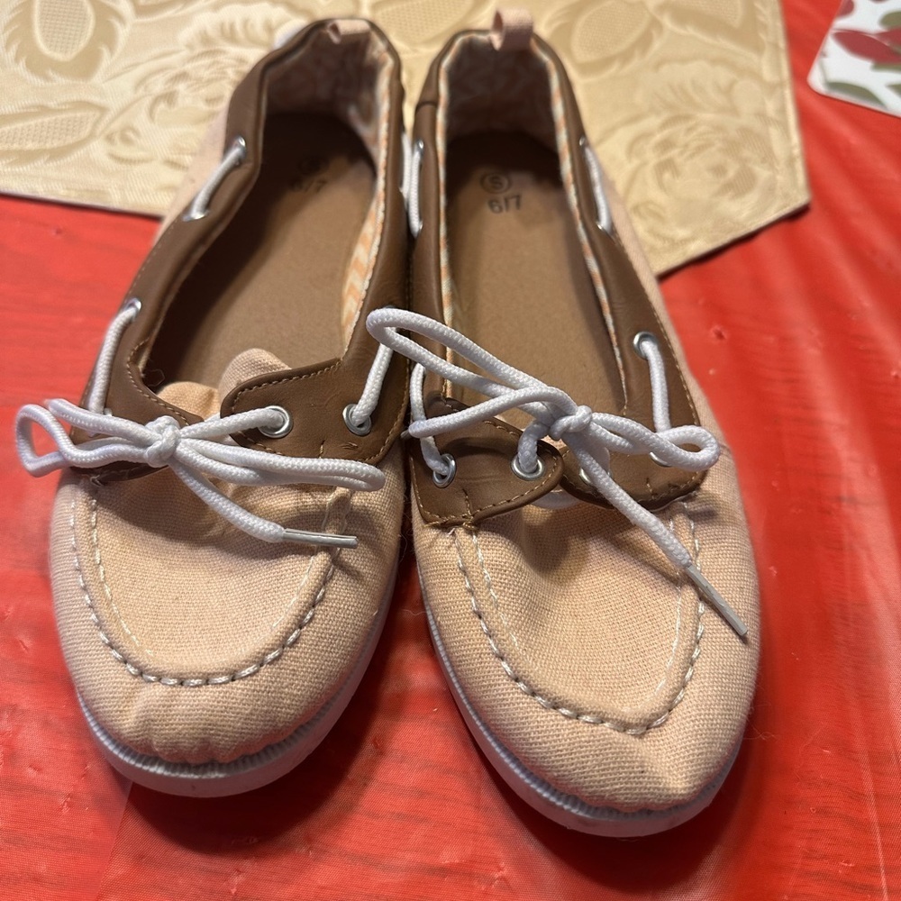 Casual Tan and Brown Women's Loafers